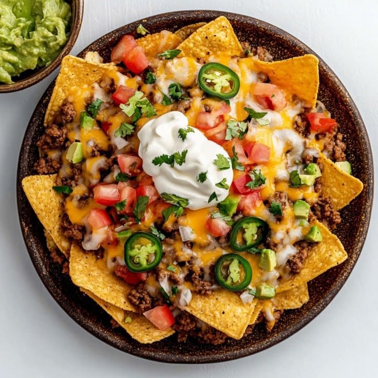 Refried Bean Nachos