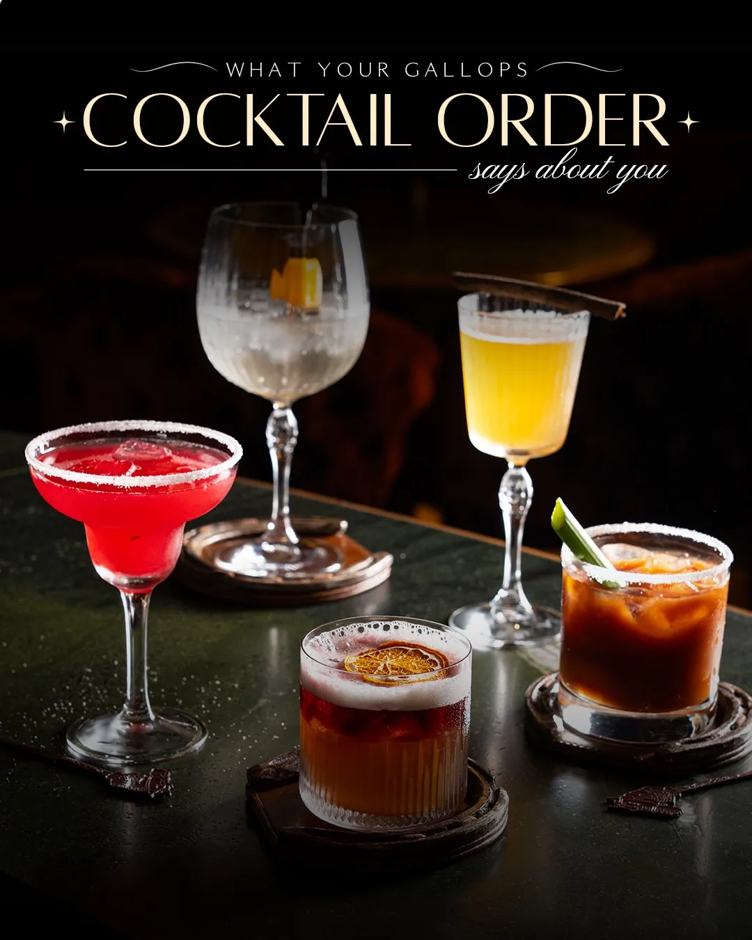 Gallops restaurant menu