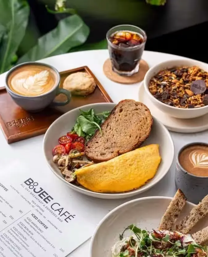 Boojee cafe menu