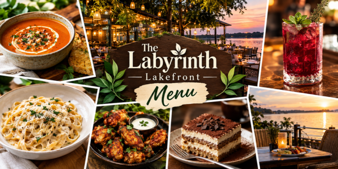 The Labyrinth Lakefront Menu : Complete Food Menu, Prices & Dining Guide The Labyrinth Lakefront Menu