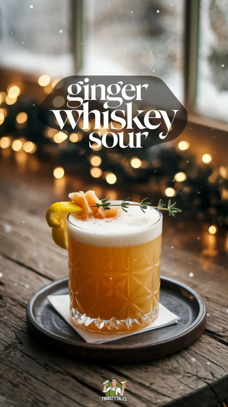 Ginger Whiskey Sour
