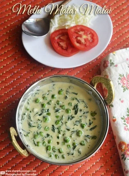 Methi Matar Malai Recipe Cook With Parul