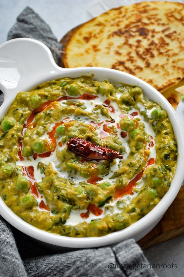 Punjabi restaurant, and methi matar malai
