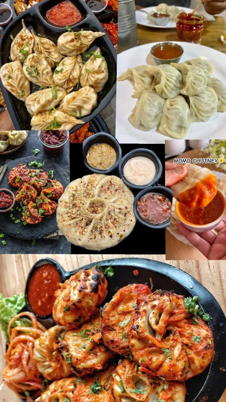 Momos and Starters on the Lha Kitchen Menu