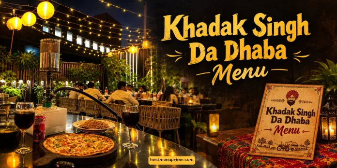 Khadak Singh Da Dhaba Menu: Full Price List & Must-Try Dishes Khadak Singh Da Dhaba Menu